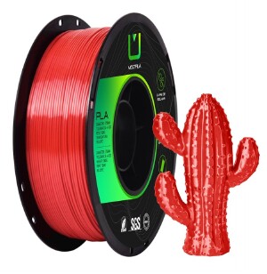FILAMENTO PLA SILK VERMELHO PLS-026