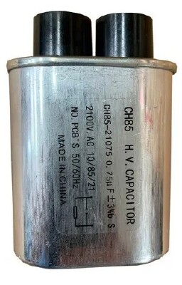 PCI-CAP-075 CAPACITOR PREMIUM ALTA TENSAO MICROONDAS 0.75UF 2100V 2 TERMINAIS