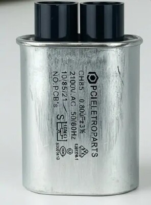 PCI-CAP-080 CAPACITOR PREMIUM ALTA TENSAO MICROONDAS 0.80UF 2100V 2 TERMINAIS