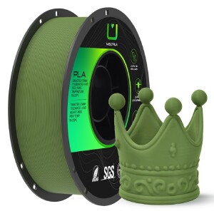 FILAMENTO PLA MATTE VERDE MILITAR PLM-117