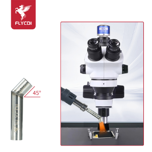 BOCAL DE SOPRADOR DE AR QUENTE CURVADO P/ MICROSCOPIO FLYCDI FLY-Q5 - 5MM
