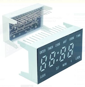 NAC-DYS-005 DISPLAY MICROONDAS PHILCO PME25/ PME24 QUADRADO MLS-ML03AS-52