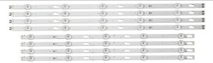 80 - KIT 12 BARRAMENTOS LED TV SAMSUNG UN55J5300 UN55J5500 UN55J6300 UN55J6500 BC-344