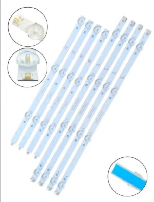 113 - KIT 4 BARRA DE LED AOC LE42M1475-25 BC-393