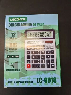 CALCULADORA DE MESA  LECOVER LC-9918