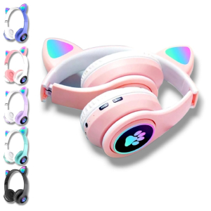 FONE DE GATINHO BLUETOOTH C/ LED KA-920 B-19 / EL-1503 / LEF-1035 / LEF-1058