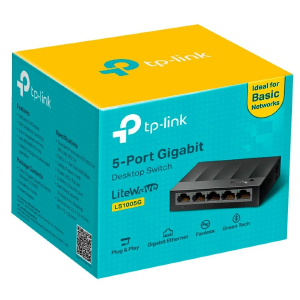 SWITCH TP LINK 5 PORTA 10/100/1000 TL-SG1005D / LS1005G