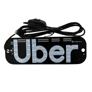PLACA DE LED UBER