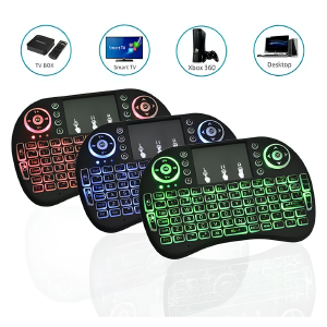 MINI TECLADO P/TV BOX COM LUZ  - AL313 / LEY - 182 - 183