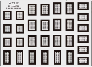 MASCARA DE SOLDA P/ CI DE IPHONE WYLIE WL-0551