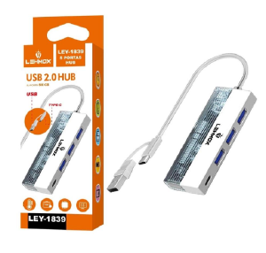 HUB USB 3.0 3 USB / 1 TIPO-C LEHMOX LEY-1839