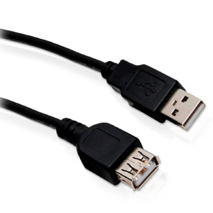 CABO EXTENSOR USB 2 METROS MACHO/FÊMEA