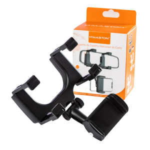 SUPORTE DE CELULAR P/ RETROVISOR ALTOMEX - KAPBOM - LEHMOX LEY-1575 - BMAX BMG21 - TOMATE MTG-216 - CJ-46