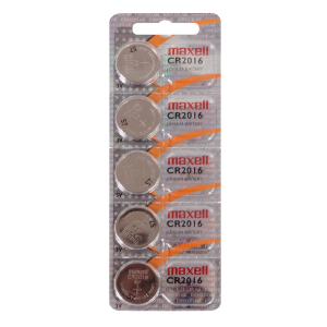 BATERIA BOT CR2016 MAXELL / SONY / MURATA / PHILIPS - CART C/ 5