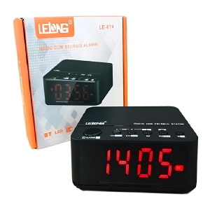 RADIO RELOGIO LELONG LE-671 / 674