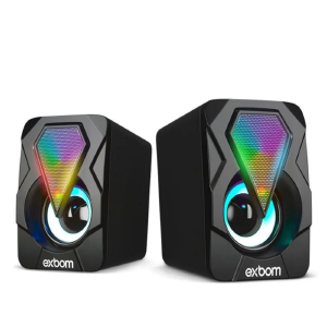 CAIXA DE SOM P/COMPUTADOR PC / NOOTEBOOK B-MAX S207 / EXBOM CS-C20