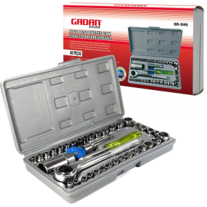 KIT CHAVE CATRACA 40 PEÇAS GADAN GD-3145