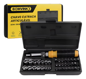 KIT CHAVE CATRACA ARTICULADA BOMVINK BOM-3904