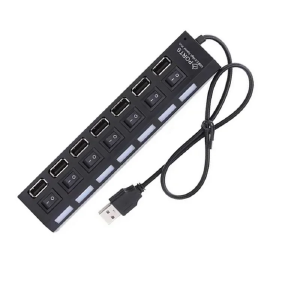 MINI HUB 7 PORTAS USB 2.0 EXBOM LEHMOX HMASTON