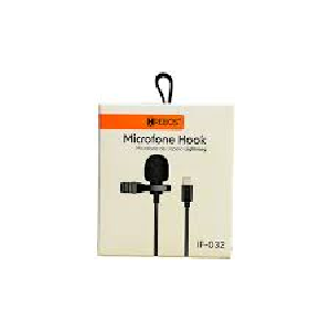 MICROFONE DE LAPELA HOOK LIGHTNING IF-032