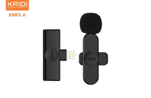MICROFONE DE LAPELA SEM FIO C/ 1 MIC IPHONE K11/K9 KMF5-A