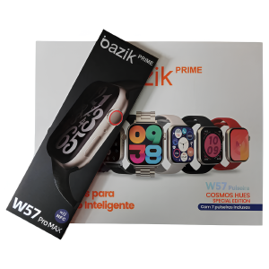RELOGIO SMART BAZIK PRIME W57 PRO MAX C/ 7 PULSEIRAS