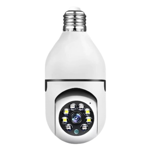 CAMERA WIFI LAMPADA IP COM INFRA VERMELHO