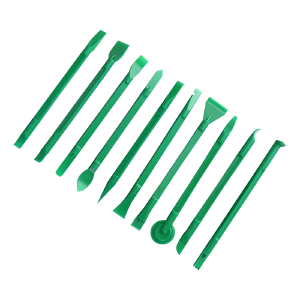 KIT ESPATULA PLASTICA 10 PEÇAS