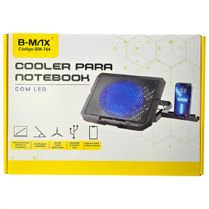 SUPORTE P/ NOTEBOOK COM COOLER OR-9012 / BM-764