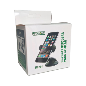 SUPORTE VEICULAR PARA CELULAR LECOVER SV-201
