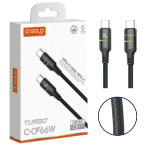 CABO TIPO-C TIPO-C 66W GOLD CB17