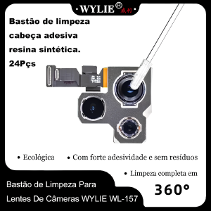 BASTÃO DE LIMPEZA PARA LENTES DE CAMERA C/24 WYLIE 157