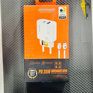 CARREGADOR AMAYA PD20W TIPO-C P/ TIPO-C