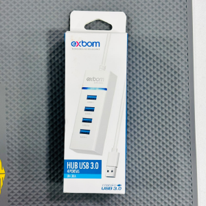 HUB USB 3.0 - 4 PORTAS EXBOM - LEHMOX LEY-201 - LEY-200 - FY-376