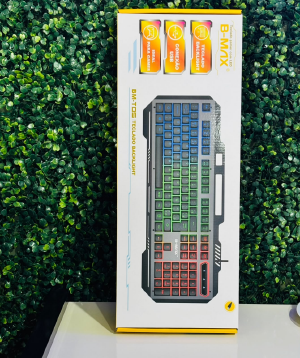 TECLADO GAMER METAL BMAX COM LED BM-T05
