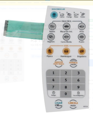 PCI-MEM-305 - MEMBRANA ELETROLUX MEF28