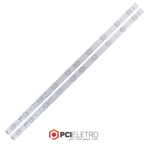102 - KIT 2 BARRAMENTOS LED TV PHILCO PH32S61DG PH32S61 BC-007