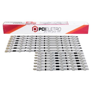 KIT 14 BARRAMENTOS LED TV SAMSUNG UN40F5500/6100/6400/5200 ALUMINIO BC-020