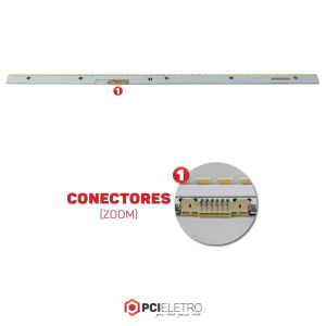 43 - KIT BARRAMENTO LED TV SAMSUNG UN40K6500 UN40K6500AG BC-042
