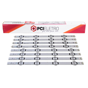 03 - KIT 8 BARRAMENTOS LED TV  LG 39LB5500 39LB5600 39LB5800 39LB6500 BC-048