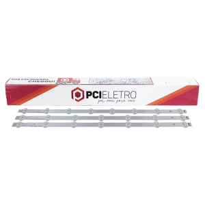 62 - KIT 3 BARRAMENTOS LED TV LG 32LN5400 32LN540B 32LN5700 32LA6200 TC-L32B6B A2 A1 A1 BC-056