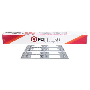05 - KIT 4 BARRAMENTOS LED TV SEMP TOSHIBA DL2944(A)W DL2944  BC-077