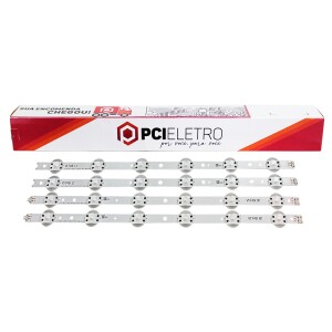 74 - KIT 4 BARRAMENTOSLED TV LG 49UJ6565 49UJ6525 49UJ6545 49UJ6585 BC-081