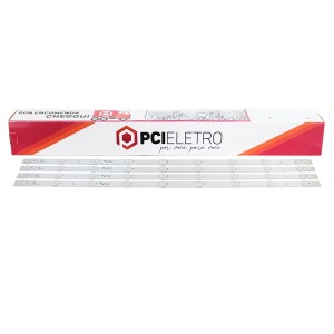 39 - KIT 4 BARRAMENTOS LED TV PHILCO PTV50F60 PTV50F60SN E348124 - BC-108