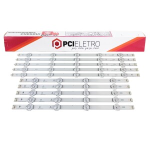77 - KIT 10 BARRAMENTOS LED TV LG 50LB5600 50LB6500 50LB5800 BC-117