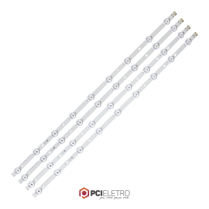 71 - KIT 4 BARRAMENTOS LED TV LG 32LS3400 32LM3400 32PFL BC-145
