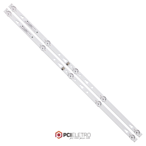 36 - KIT 2 BARRAMENTOS LED TV PHILCO 32S6500S 32S5300  PTV32D12D PTV32D12 TC-32FS500B BC-167