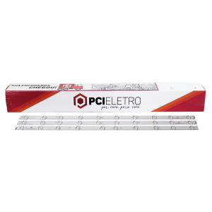 30 - KIT 3 BARRAMENTOS LED TV SEMP TOSHIBA DL4077 DL4077I CONECTORES NA PONTA BC-171