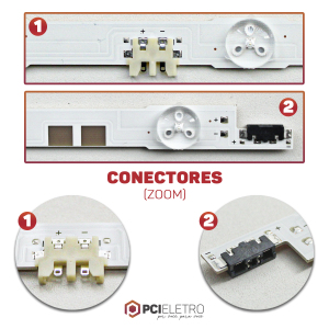 93 - KIT 18 BARRAMENTOS LED TV SAMSUNG UN55JS7200G UN55JS7200 BC-192
