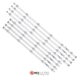 45 - KIT 12 BARRAMENTOS LED TV SAMSUNG UN46EH5300 UN46EH5303 UN46EH6030 BC-193
